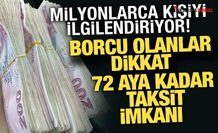 Vergi ve SGK Borçlarına 72 Ay Taksit İmkanı: Yapılandırma Tebliği Resmi Gazete'de