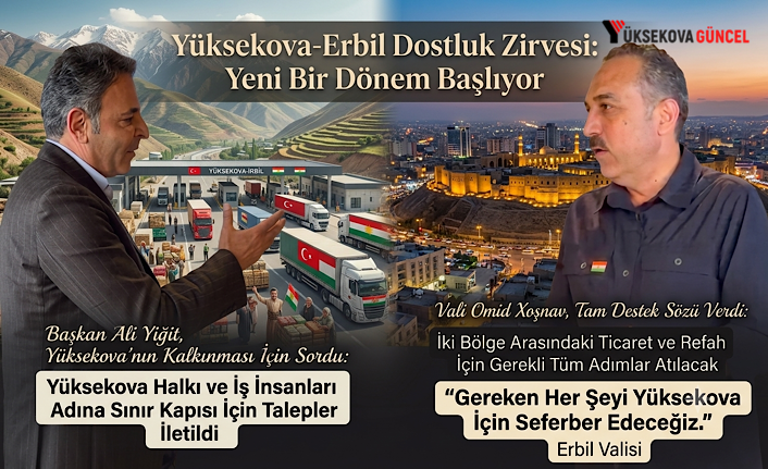 Yüksekova-Erbil Hattında Önemli Görüşme:  Gazeteci Ali Yiğit Sordu, Erbil Valisi Xoşnav Sözü Verdi, “Yüksekova İçin Gerekli Çalışmalar Yapacağız”
