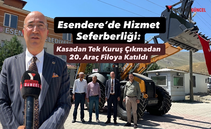 Esendere’de Hizmet Seferberliği: Kasadan Tek Kuruş Çıkmadan 20. Araç Filoya Katıldı
