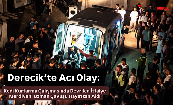 Derecik’te Acı Olay: Kedi Kurtarma Çalışmasında Devrilen İtfaiye Merdiveni Uzman Çavuşu Hayattan Aldı