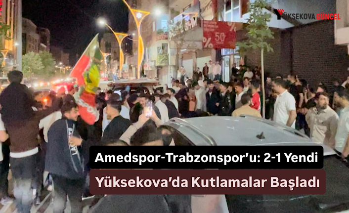 Amedspor Trabzonspor'u 2-1 Mağlup Etti: Yüksekova'da Coşkulu Kutlama