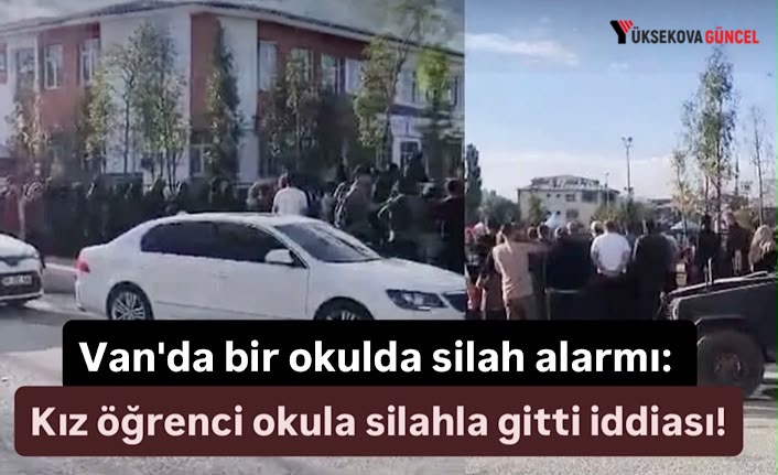 Van'da Okul Önünde Silah Panik: 7. Sınıf Öğrencisinin Okula Pompalı Tüfek Getirdiği İddia Edildi