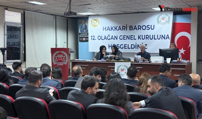 Hakkâri Barosu’nda Başkan Değişti: Yeni Başkan Gülabi Seven Oldu