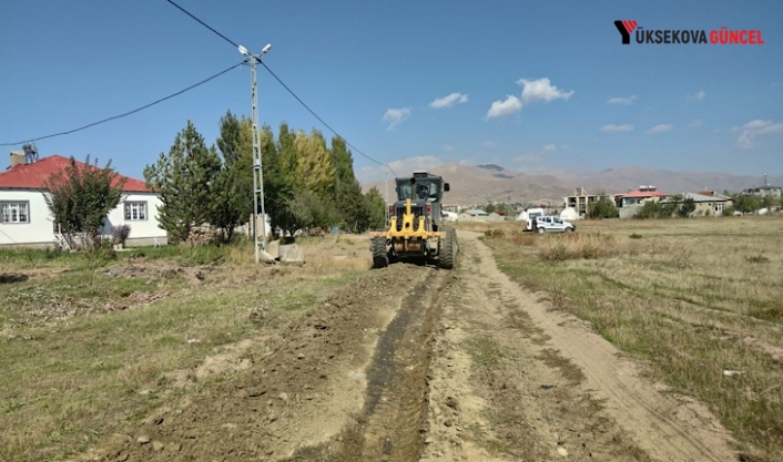 Yüksekova Belediyesi’nden Güngör Mahallesi’nde Yeni Yol Çalışması