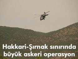 HAKKARİ-ŞIRNAK SINIRINDA ASKERİ OPERASYON