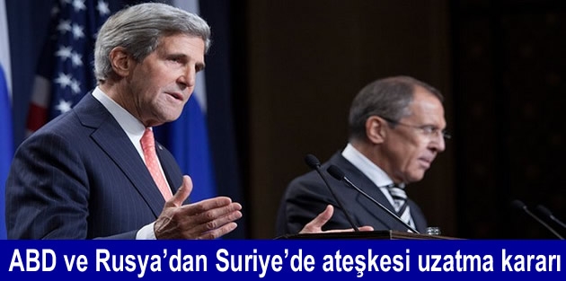 ABD ve Rusya’dan Suriye’de ateşkesi uzatma kararı