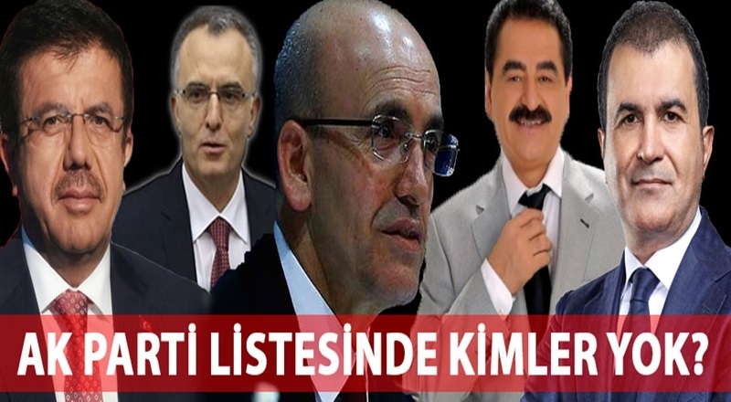 AK Parti milletvekili aday listesinde kimler yok? İşte o isimler...