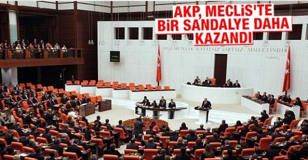 AKP, Meclis'te bir sandalye daha kazandı