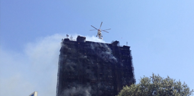 Bakü'de 16 katlı apartmanda korkutan yangın: 13 ölü, en az 60 yaralı
