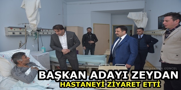 Başkan Adayı Zeydan Hastaneyi Ziyaret Etti