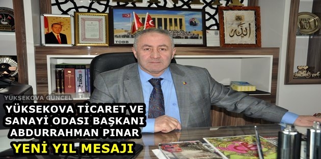 Başkan Pınar'dan Yeni Yıl Mesajı