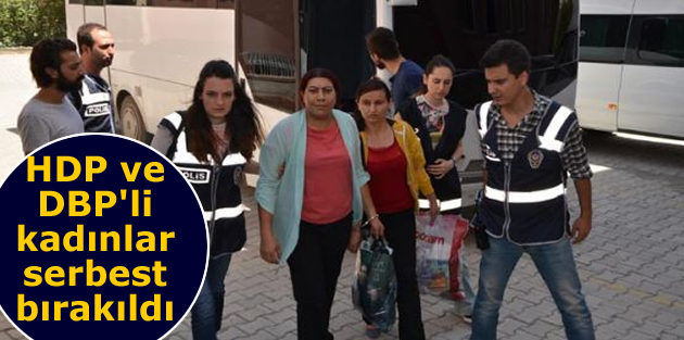 Belediye Eş Başkanvekili ve 8 kadın serbest bırakıldı