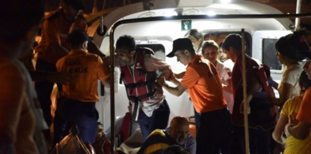 Bodrum’da göçmenleri taşıyan tekne battı