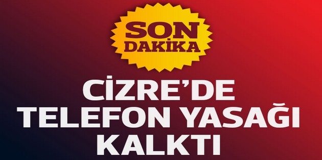 Cizre ile telefon bağlantısı açıldı