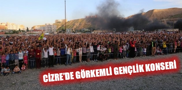 Cizre’de görkemli gençlik konseri