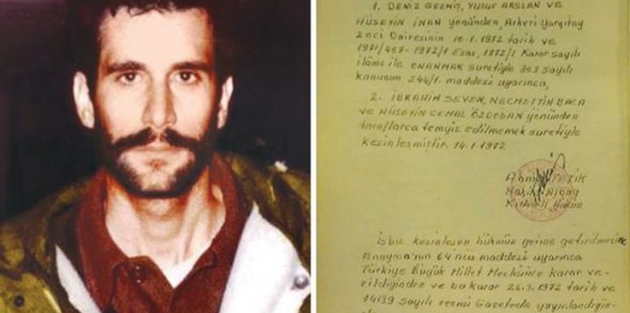 Deniz Gezmiş'in 'idam hükmü' satılamaz hale getirilecek