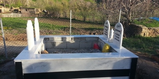  Donan Çocukların Mezarları Yapıldı