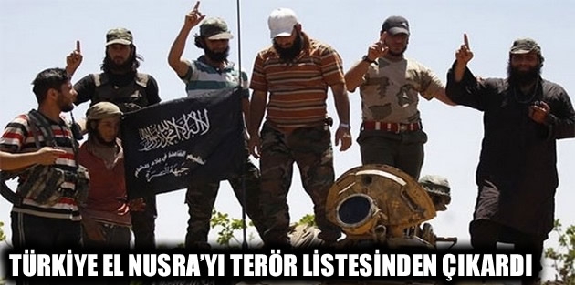 El Nusra terör örgütleri listesinden çıktı