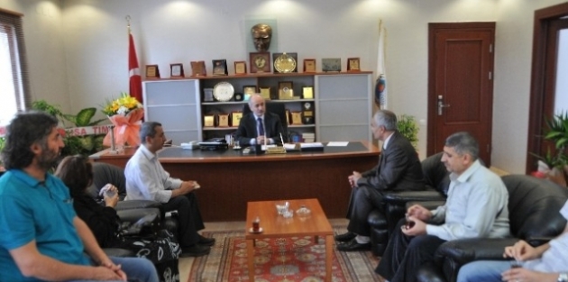 Görme Engelliler Spor Kulübü'nden Başkan Genç'e Ziyaret