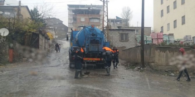 Hakkari belediyesinin kış mesaisi başladı!