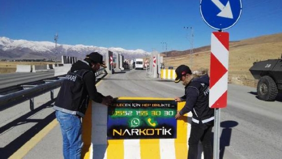 Hakkari'de uyuşturucu ile mücadele için WhatsApp ihbar hattı
