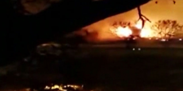 Haydarpaşa Limanı'nda TIR alev alev yandı