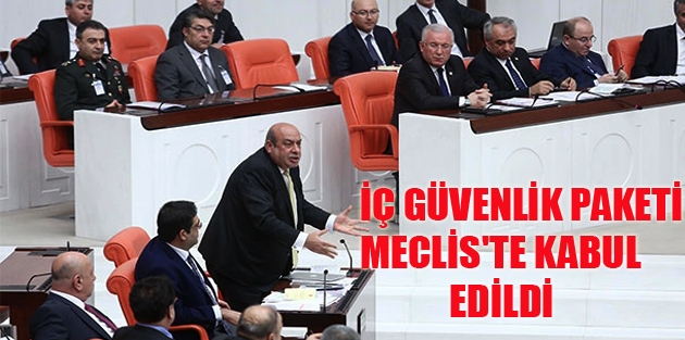 İç Güvenlik Paketi Meclis'te kabul edildi