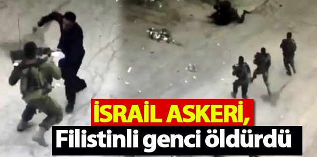 İsrail askeri, Filistinli genci öldürdü