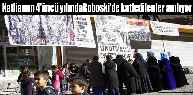 Katliamın 4'üncü yılında Roboski'de katledilenler anılıyor