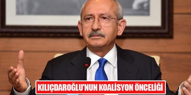 Kılıçdaroğlu'nun koalisyon önceliği