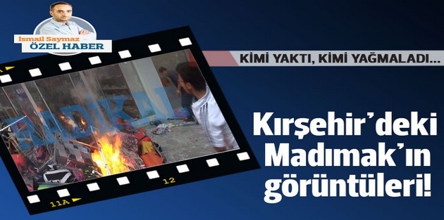 Kitabevinin yakılma görüntüleri ortaya çıktı: Kırşehir’deki Madımak