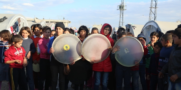 Kobanêli çocuklar için sanat kursları açıldı