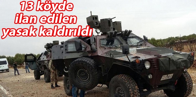 Lice’de 13 köyde ilan edilen yasak kaldırıldı