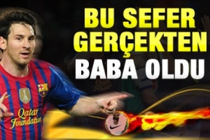 Lionel Messi baba oldu