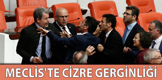 Meclis'te Cizre gerginliği