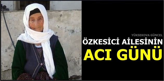 Özkesici Ailesinin Acı Günü
