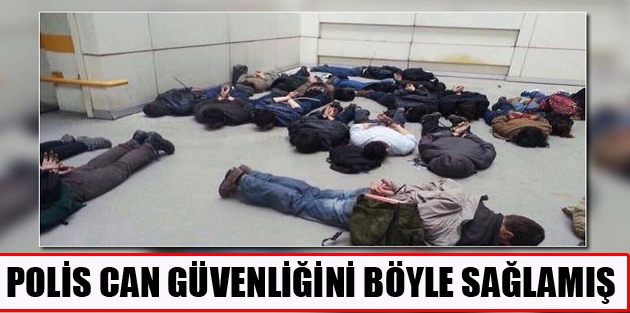 Polis, can güvenliğini böyle sağlamış