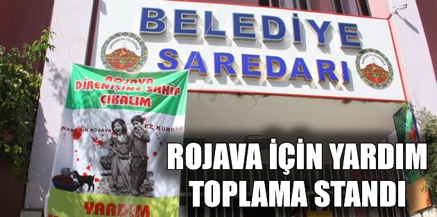Rojava İçin Yardım Toplama Standı 