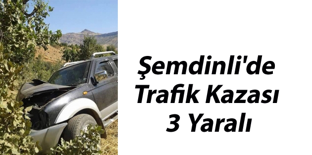 Şemdinli'de Trafik Kazası 3 Yaralı