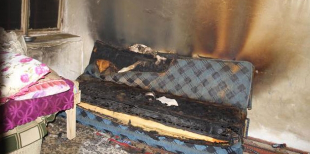 Sobanın devrilmesiyle yangın çıktı, 2 çocuk öldü