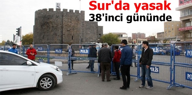 Sur'da yasak 38'inci gününde