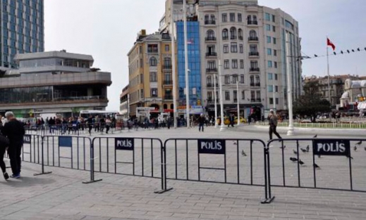 Taksim Meydanı bariyerlerle kapatıldı