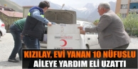 10 Nüfuslu Aileye Yardım Eli Uzattı