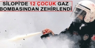 12 çocuk gaz bombasından zehirlendi