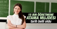 15 öğretmen 6 Şubat'ta atanacak