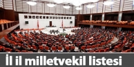1 Kasım 2015'in vekil listesi