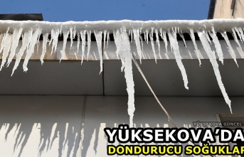 Yüksekova’da Dondurucu Soğuklar