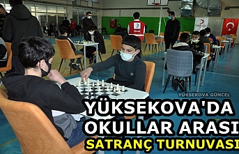 Yüksekova'da Okullar Arası Satranç Turnuvası
