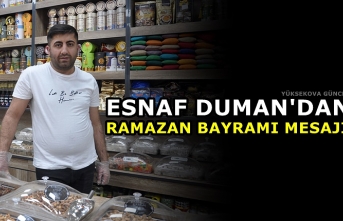 Esnaf Duman'dan Ramazan Bayramı Mesajı