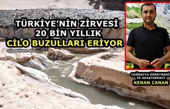 Türkiye’nin Zirvesi 20 Bin Yıllık Cilo Buzulları Eriyor